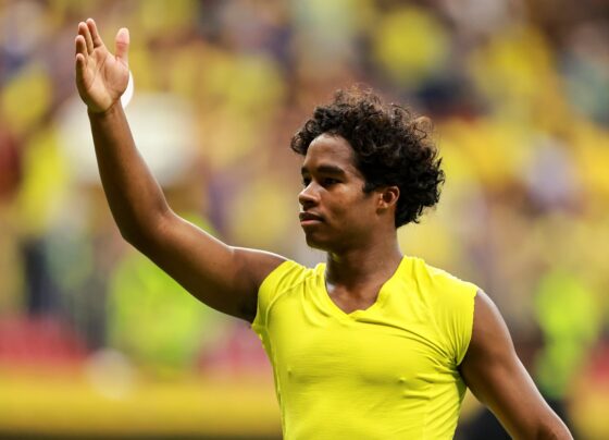 Endrick esteve em campo em Brasil x Espanha.