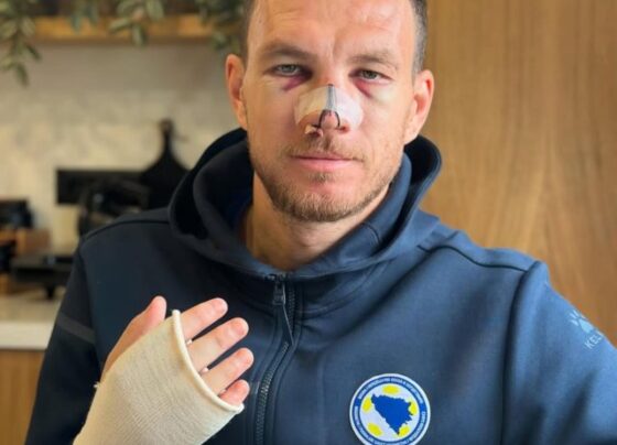 Foto colorida de Dzeko - Metrópoles