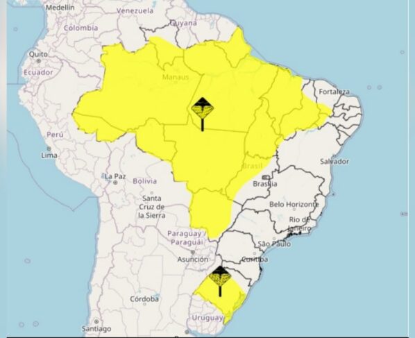 imagem colorida previsao do tempo 31.03