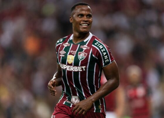 Imagem colorida de Jhon Arias, do Fluminense- Metrópoles