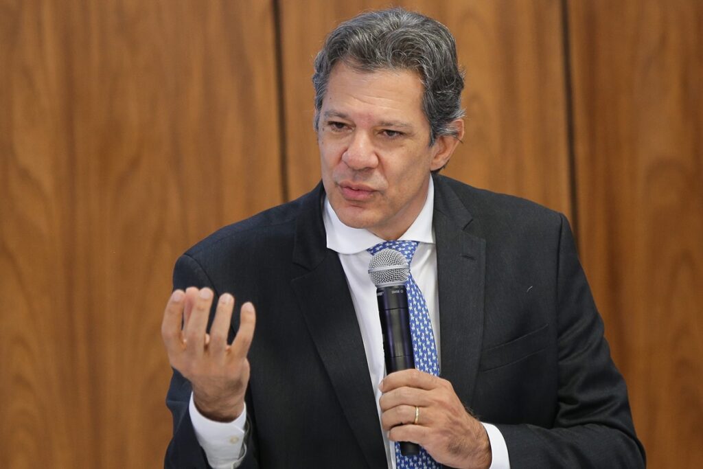 O ministro da Fazenda, Fernando Haddad (PT)