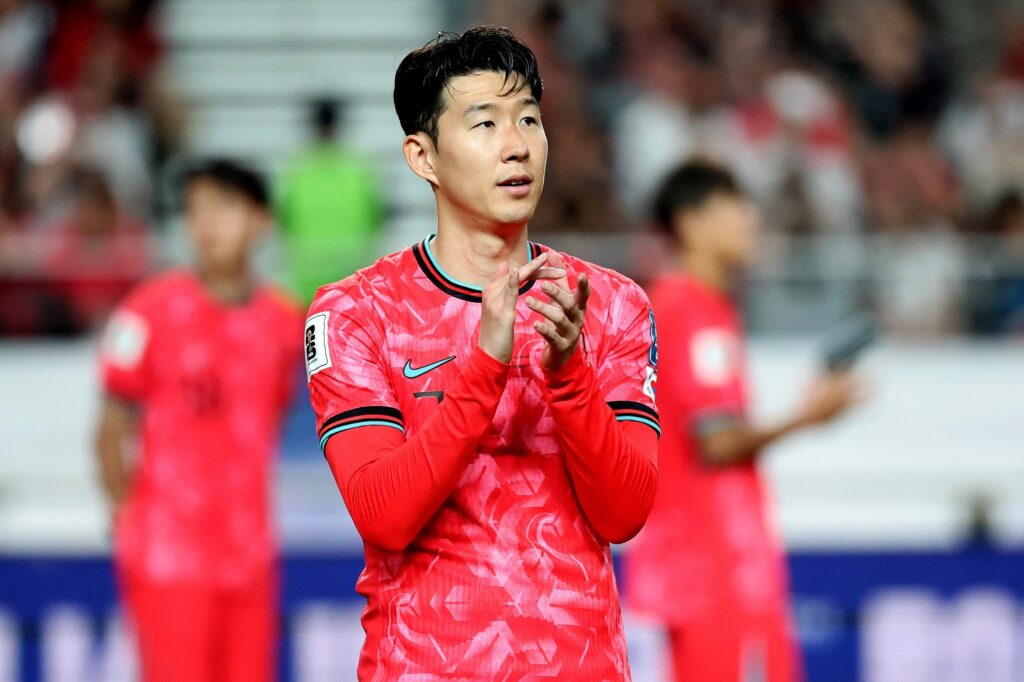 Foto colorida de Son Heung Min, atacante do Tottenham e da seleção da Coreia do Sul - Metrópoles