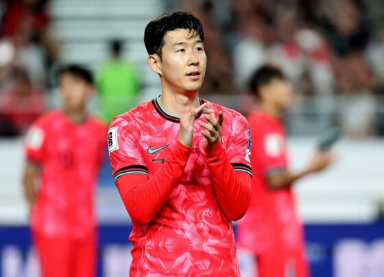 Foto colorida de Son Heung Min, atacante do Tottenham e da seleção da Coreia do Sul - Metrópoles